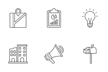 Office And Business Material Icon Pack