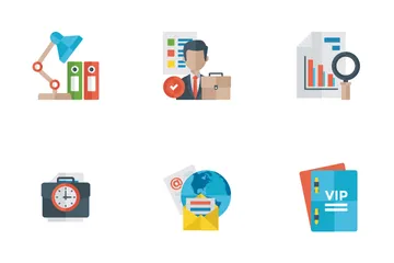 Office And Internet Flat Icons Icon Pack