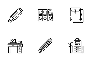 Office And Stationery Icon Pack