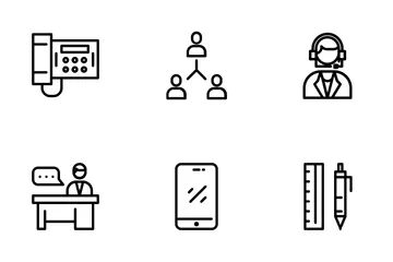 Office, Business And Management Icon Pack