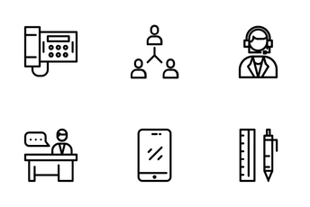 Office, Business And Management Icon Pack