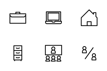 Office Business Material Icon Pack