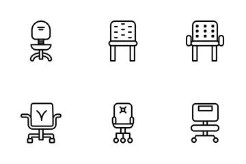 Office Chair Icon Pack