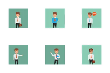 Office Character  Icon Pack