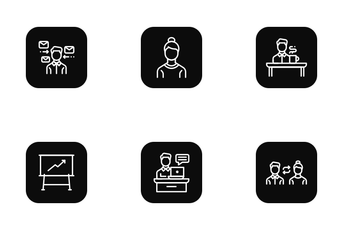 Office Culture Icon Pack