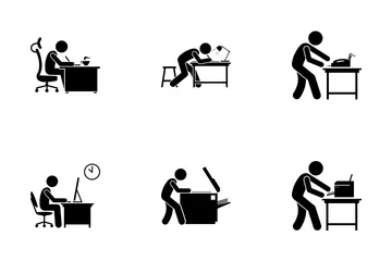 Office Employee Icon Pack
