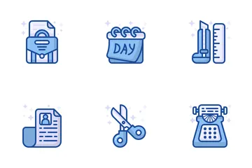 Office Equipment Icon Pack
