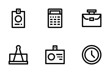 Office Equipment Icon Pack