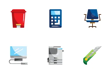 Office Equipment Icon Pack