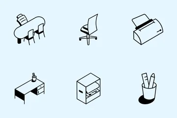 Office Equipment Icon Pack