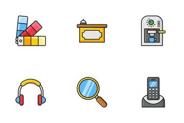 Office Equipments Icon Pack