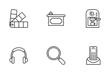 Office Equipments Icon Pack