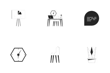 Office Furniture Icon Pack