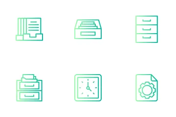 Office Material Icon Pack