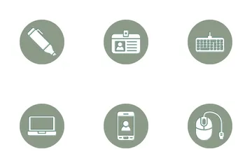Office Materials Icon Pack