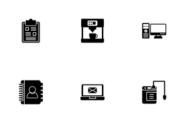 Office Materials Icon Pack