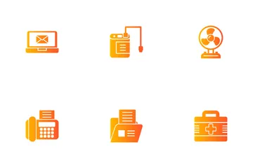 Office Materials Icon Pack