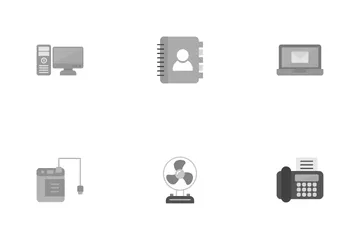 Office Materials Icon Pack