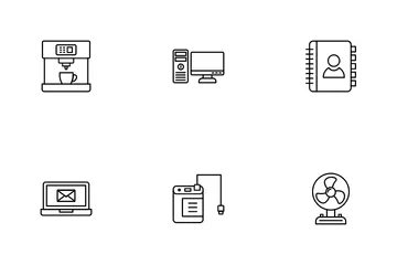 Office Materials Icon Pack