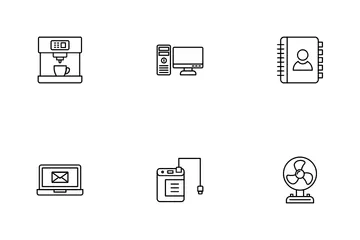 Office Materials Icon Pack
