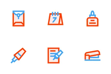 Office Stationery Icon Pack
