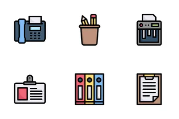 Office Stationery Icon Pack