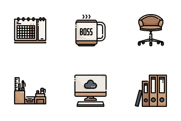 Office Stationery Icon Pack