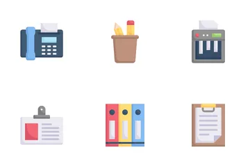 Office Stationery Icon Pack