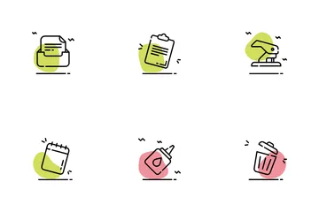 Office Stationery Icon Pack