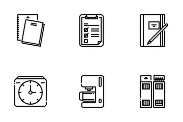 Office Stationery Icon Pack