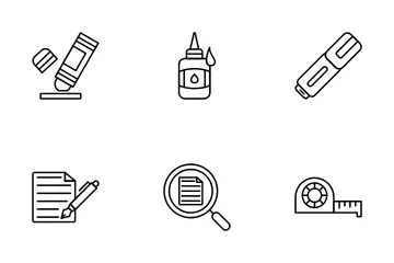 Office Stationery Icon Pack