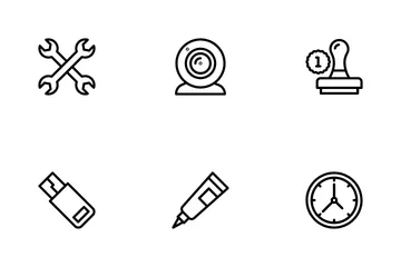 Office Stationery Icon Pack