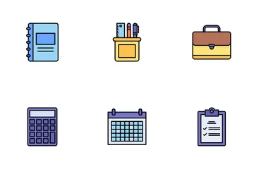 Office Stationery Icon Pack