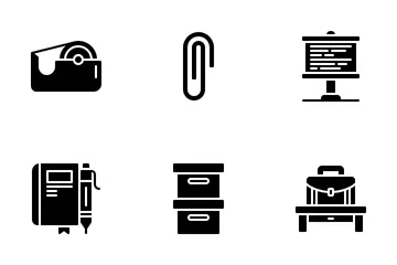 Office Stationery Icon Pack