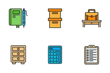 Office Stationery Icon Pack