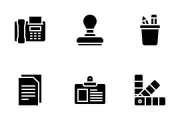 Office Stationery Icon Pack