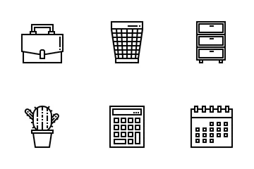 Office Suppliers Icon Pack