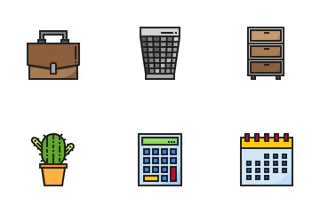 Office Suppliers Icon Pack