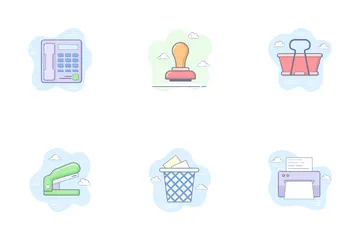 Office Supplies Icon Pack