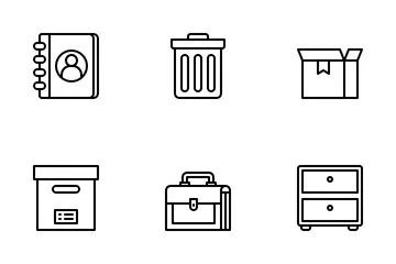 Office Supplies Icon Pack