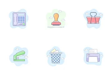 Office Supplies Icon Pack