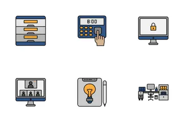 Office Supplies Icon Pack