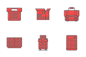 Office Supplies Icon Pack