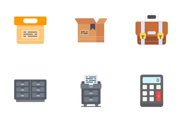 Office Supplies Icon Pack