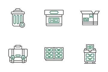 Office Supplies Icon Pack