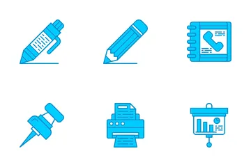 Office Supplies Icon Pack