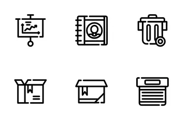 Office Supplies Icon Pack