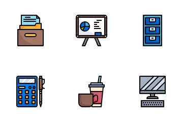 Office Supplies Icon Pack