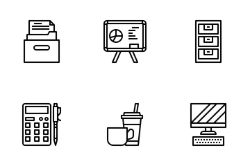 Office Supplies Icon Pack