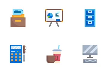 Office Supplies Icon Pack